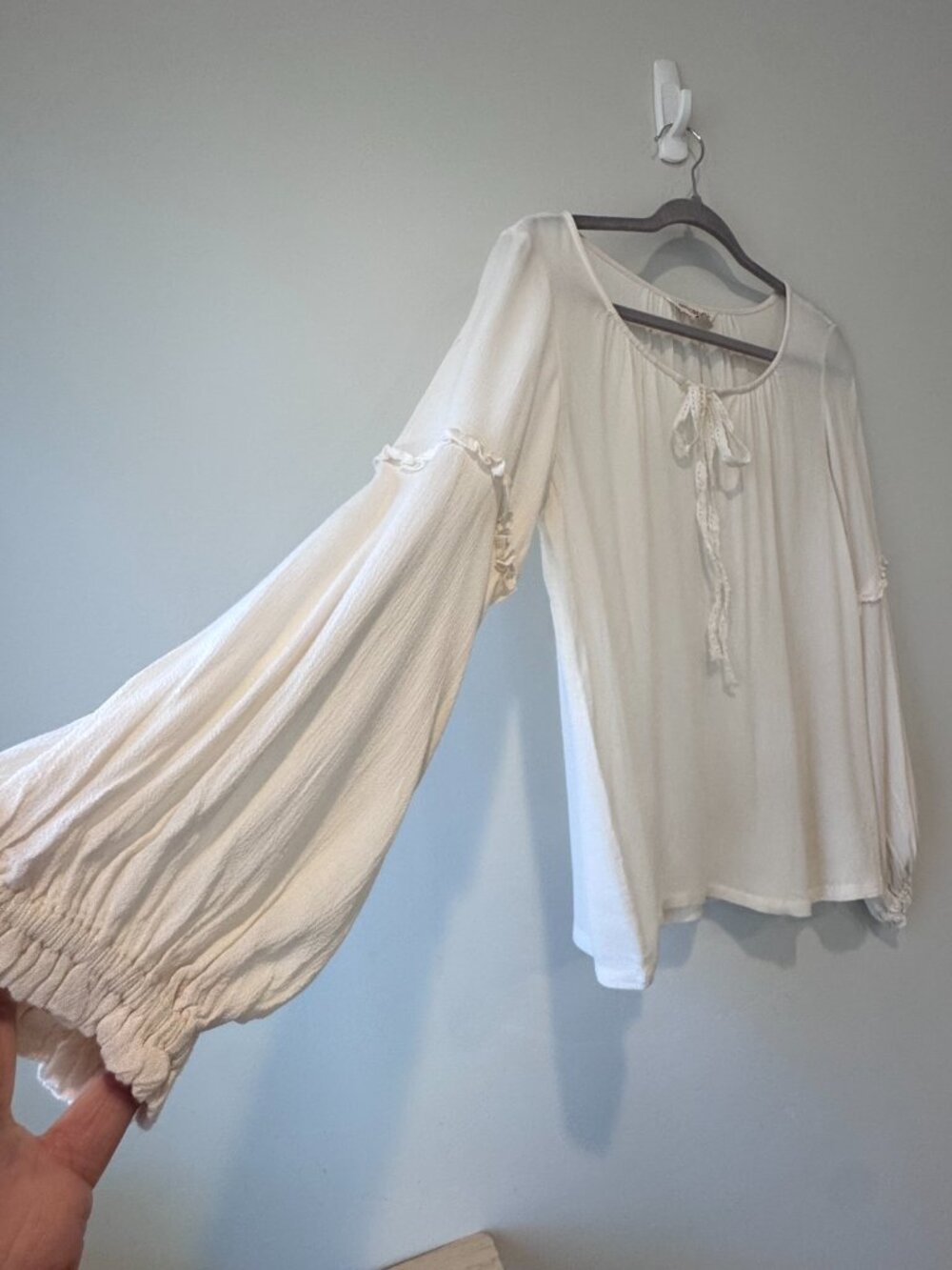 April Cornell Rosalyn Blouse – Size S – Boho Romantic 🔥